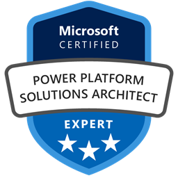 Power Platform Solution Architect Expert badge
